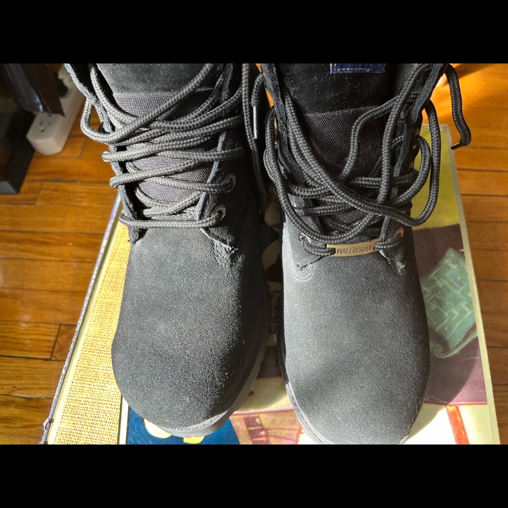 Smith’s American Black Suede Boots